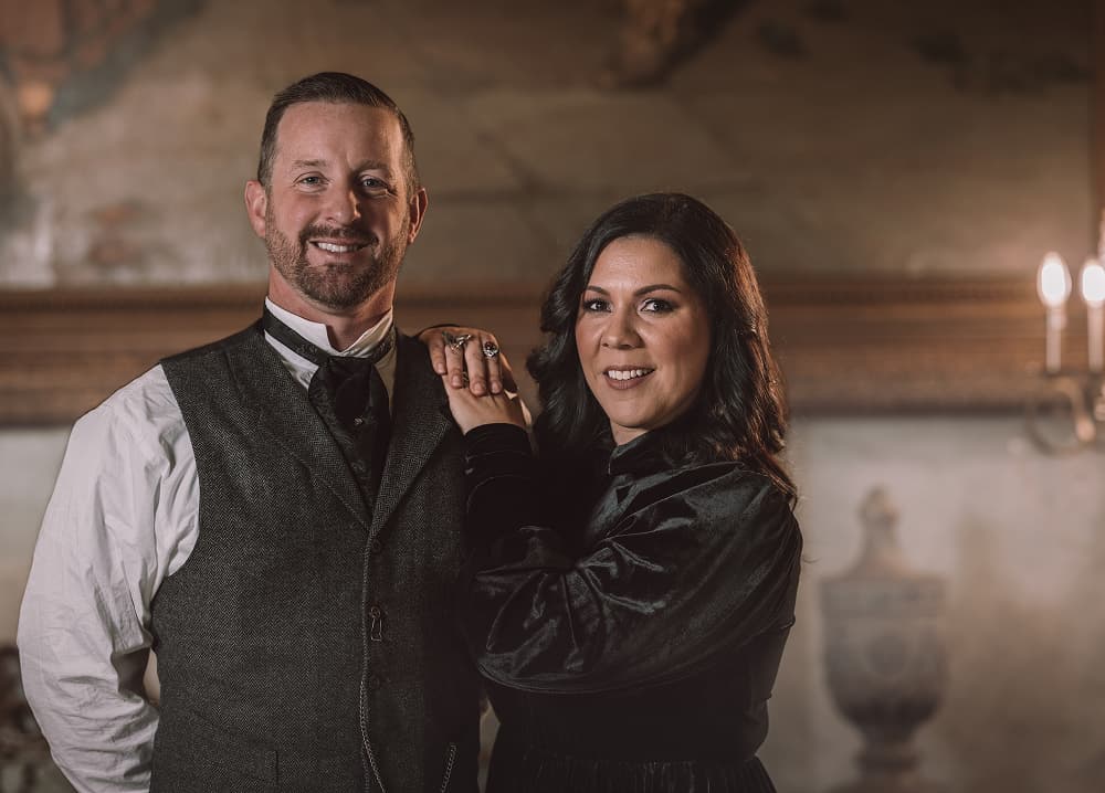 Lauren and James Swartz | founders of Sisters Grimm Ghost Tours