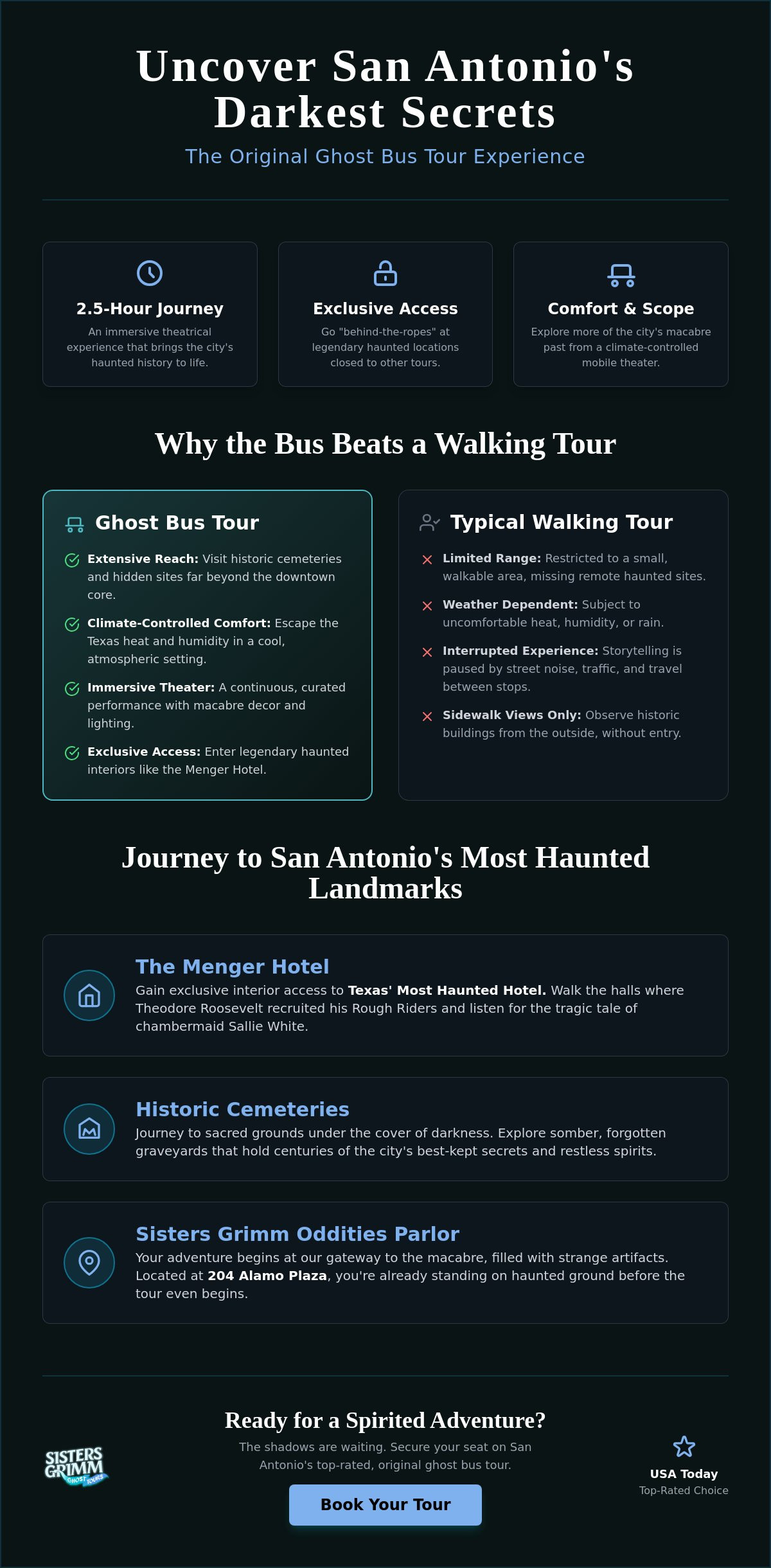The Ultimate Ghost Bus Tour in San Antonio: A 2026 Guide to Haunted History