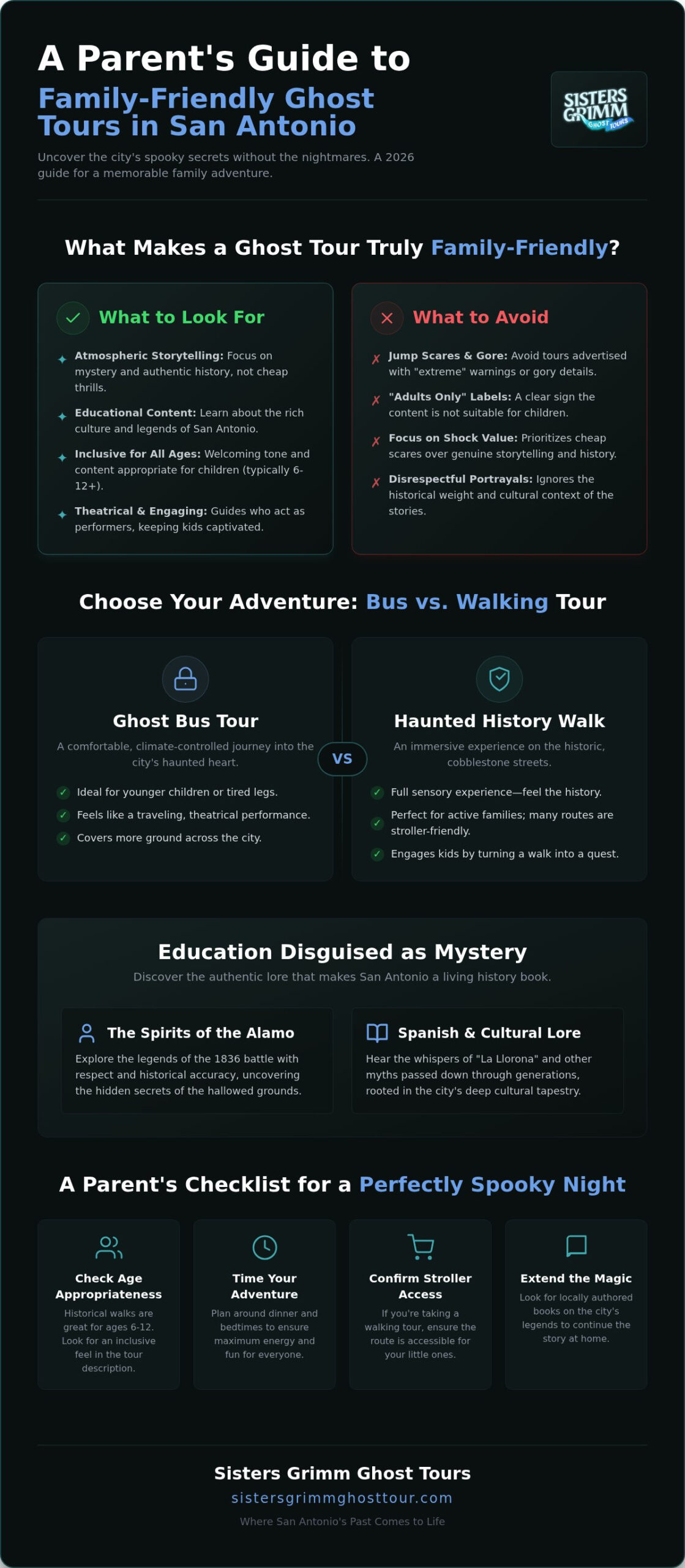 The Best Family Friendly Ghost Tour San Antonio: A 2026 Guide to Spooky Fun