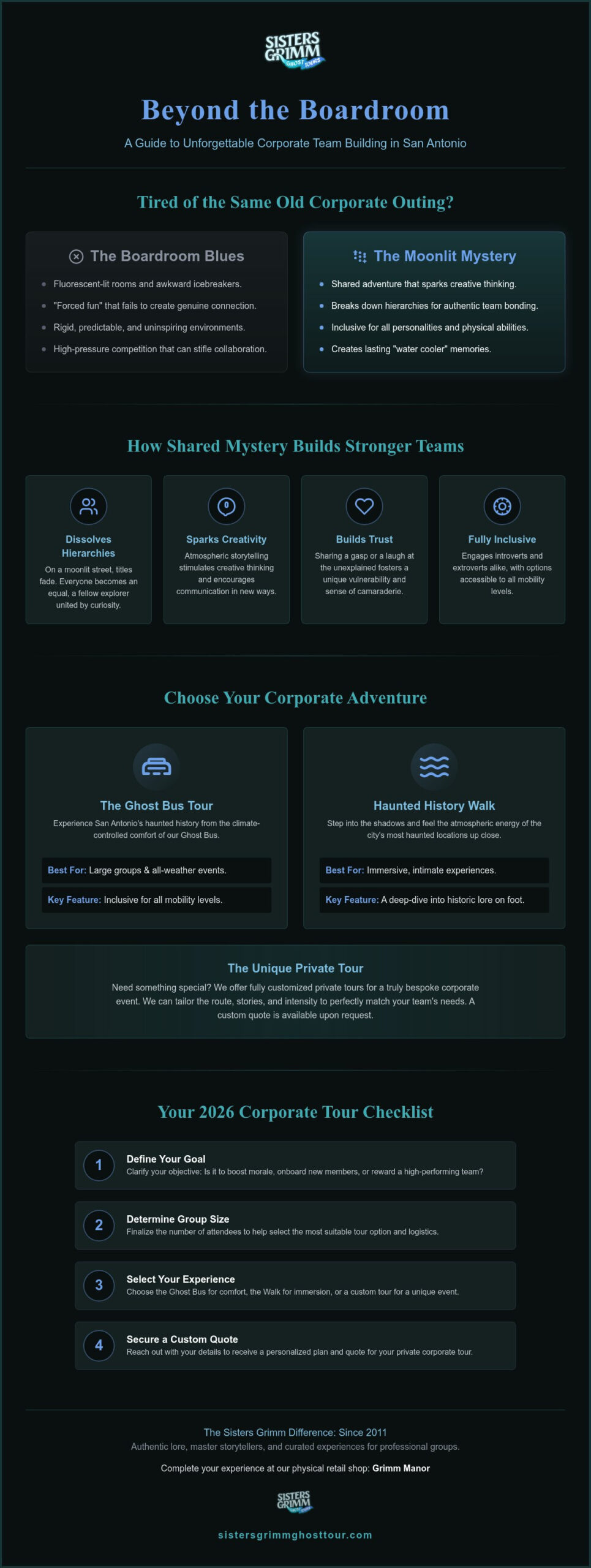 Team Building Ghost Tour San Antonio: Haunted Corporate Outings for 2026